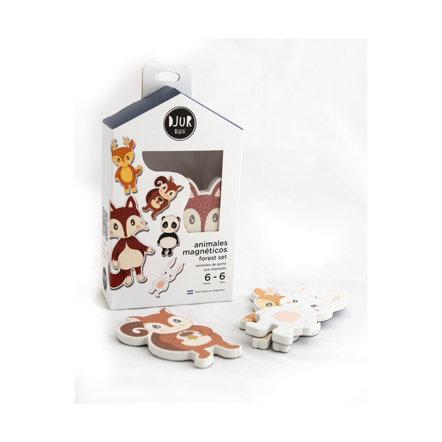 Set De Imanes Animales del Bosque
