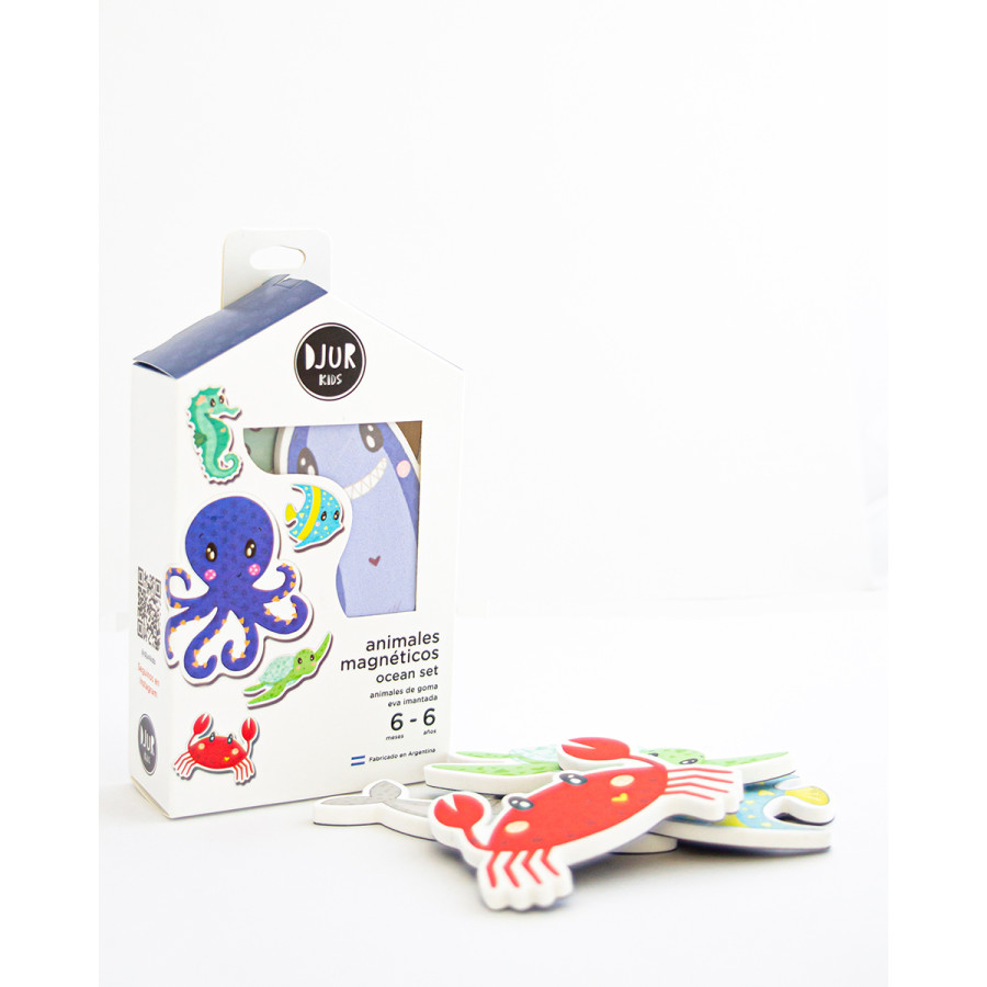 Set De Imanes Animales del Océano
