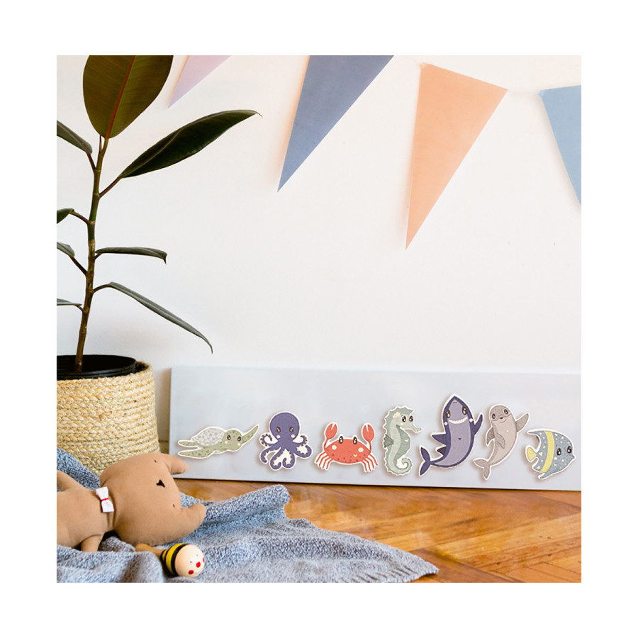 Set De Imanes Animales del Océano