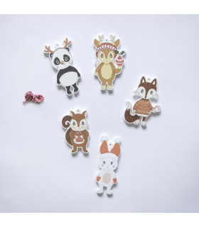 Animales Del Bosque Para El Agua Edicion Navidad