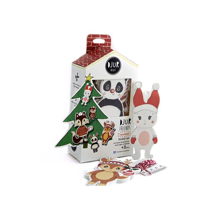 Animales Del Bosque Para El Agua Edicion Navidad