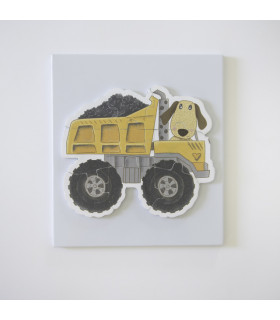 Rompecabezas Magnetico Transportes Perro