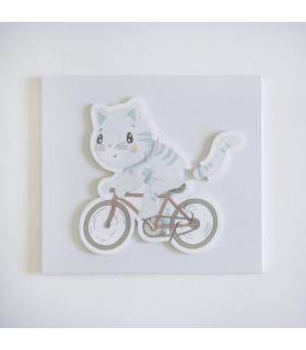 Rompecabezas Magnetico Transportes Gato