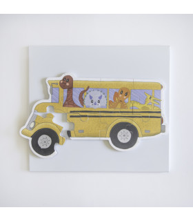 Rompecabezas Magnetico Transportes Dinosaurios