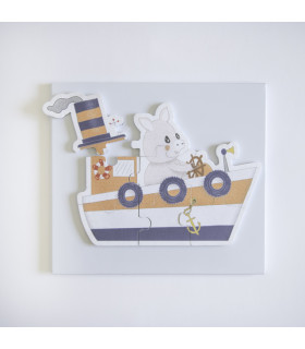 Rompecabezas Magnetico Transportes Chancho