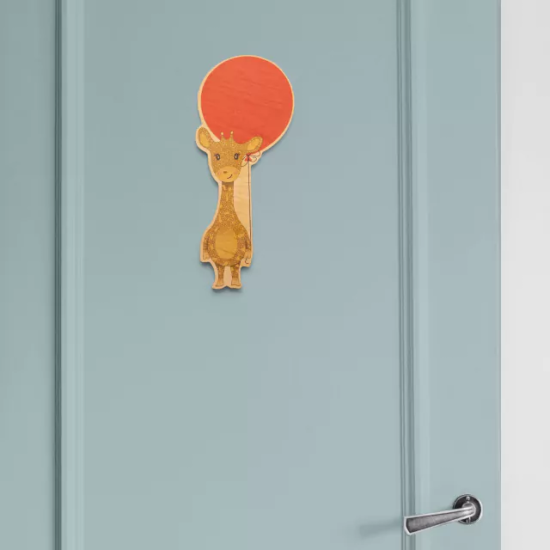 Pizarra Decorativa Globo Jirafa