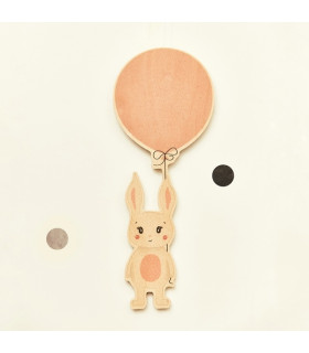 Pizarra Decorativa Globo Conejo