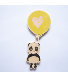Pizarra Decorativa Globo Panda