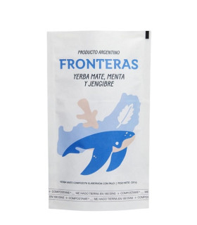 Repuesto Yerba Mate Fronteras menta y jengibre