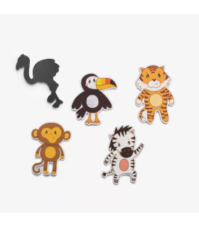 Set De Imanes Animales Safari
