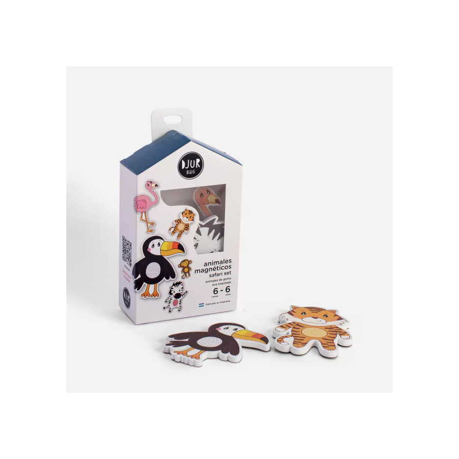 Set De Imanes Animales Safari