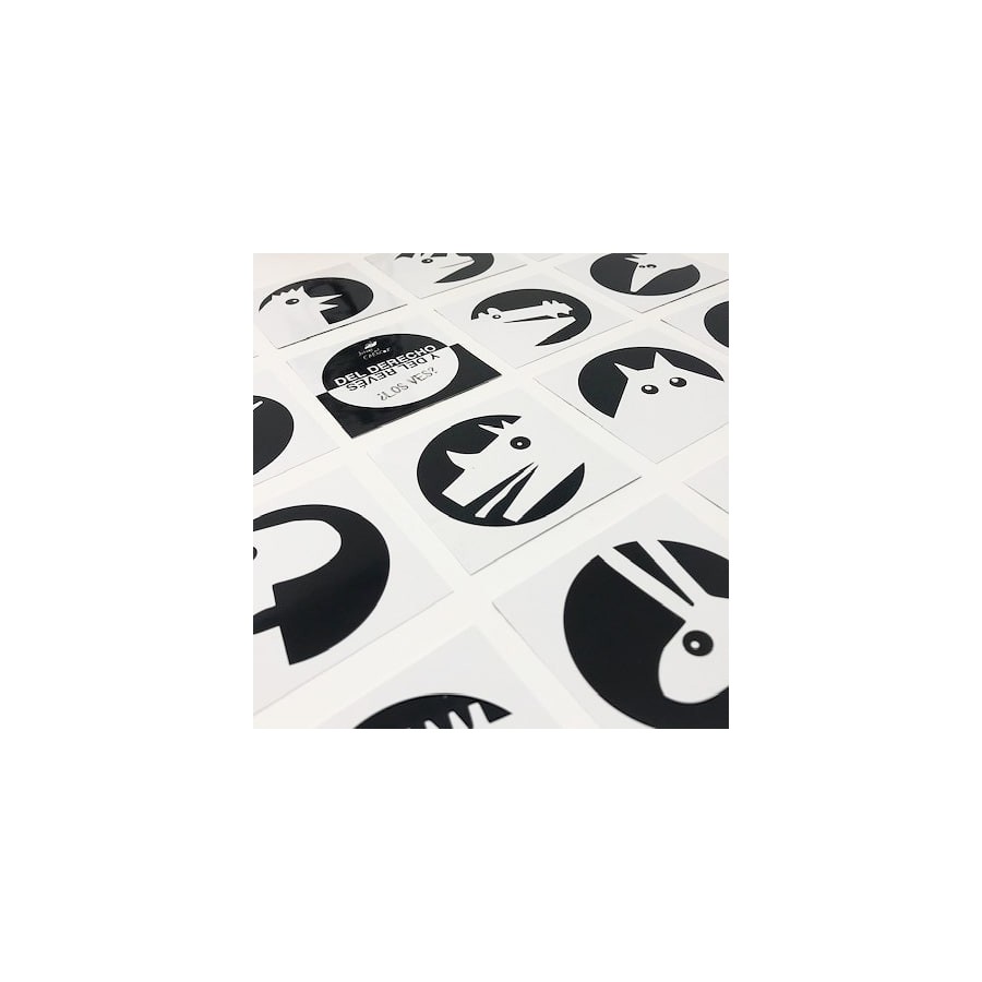 Juego de Cartas Del Derecho Y Del Reves