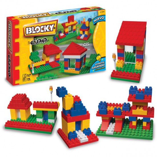 Ladrillos Blocky Ciudad 70 Piezas