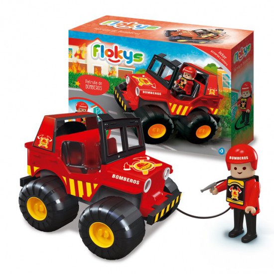 Flokys Jeep Bomberos Al Rescate