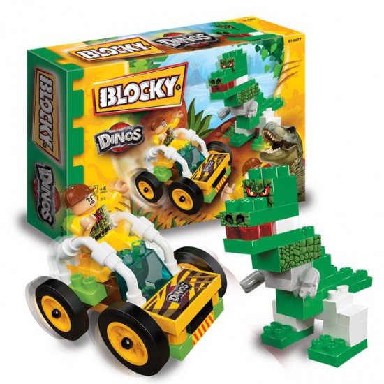 Ladrillos Blocky Dinosaurios 65 Piezas
