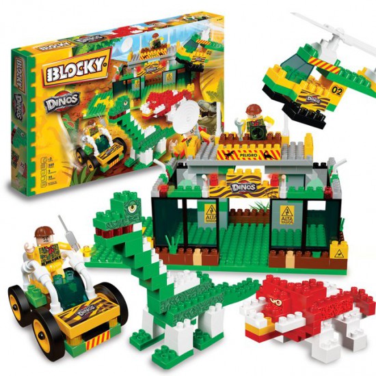 Ladrillos Blocky Dinosaurios 260 Piezas