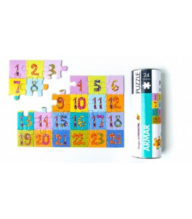 Rompecabezas 24 Pzas Numeros