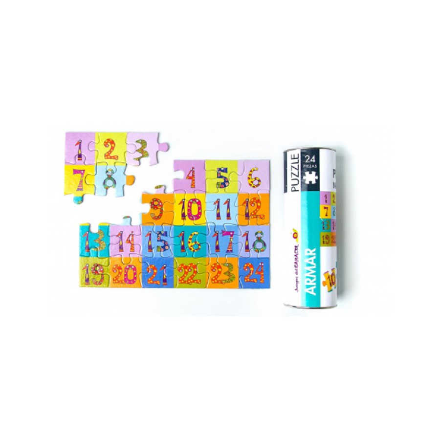 Rompecabezas 24 Pzas Numeros