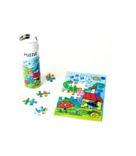 Rompecabezas 40 Pzas Duende Y Bruja