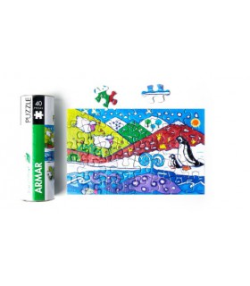 Rompecabezas 40 Pzas Pinguino