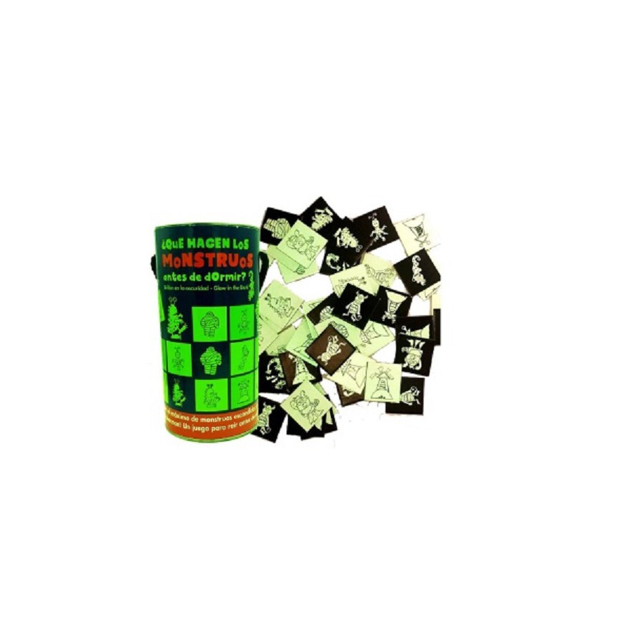 Juego de Memoria Fluo Monstruos