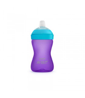 Vaso 300ml Boquilla Flexible Avent Violeta