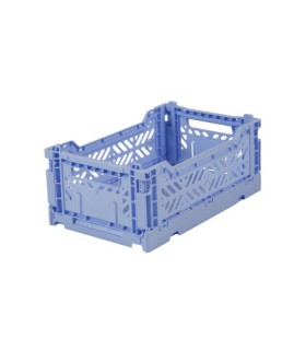 Canasto Plegable Mini Celeste