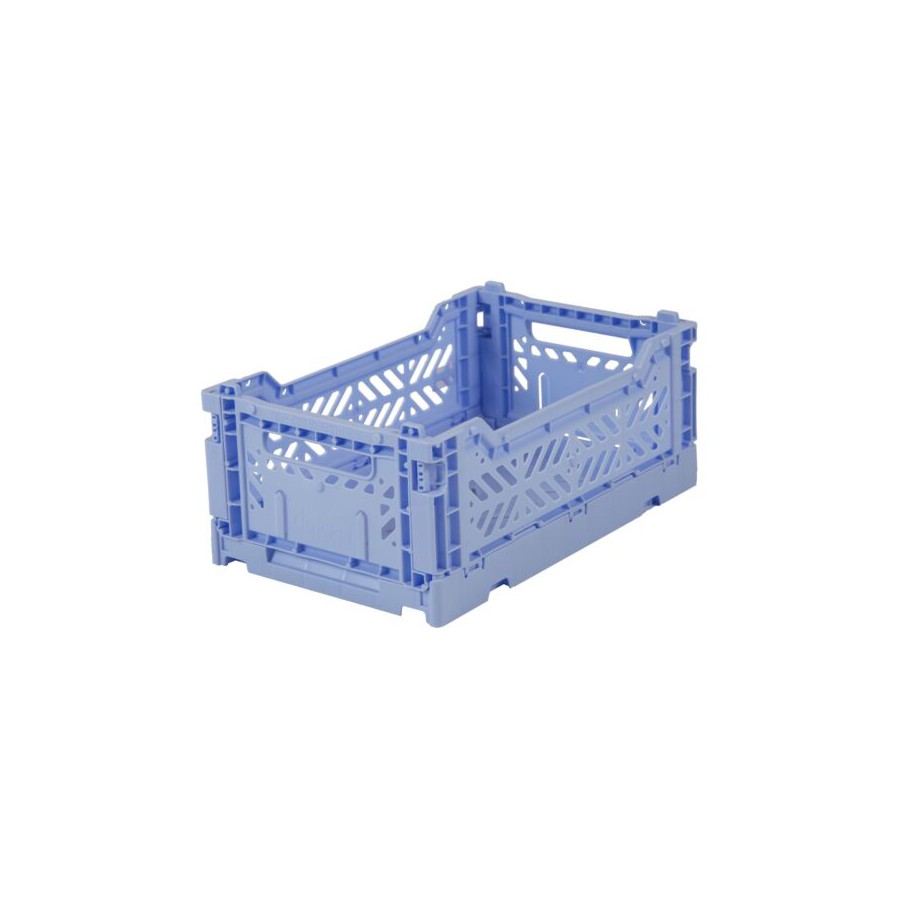 Canasto Plegable Mini Celeste