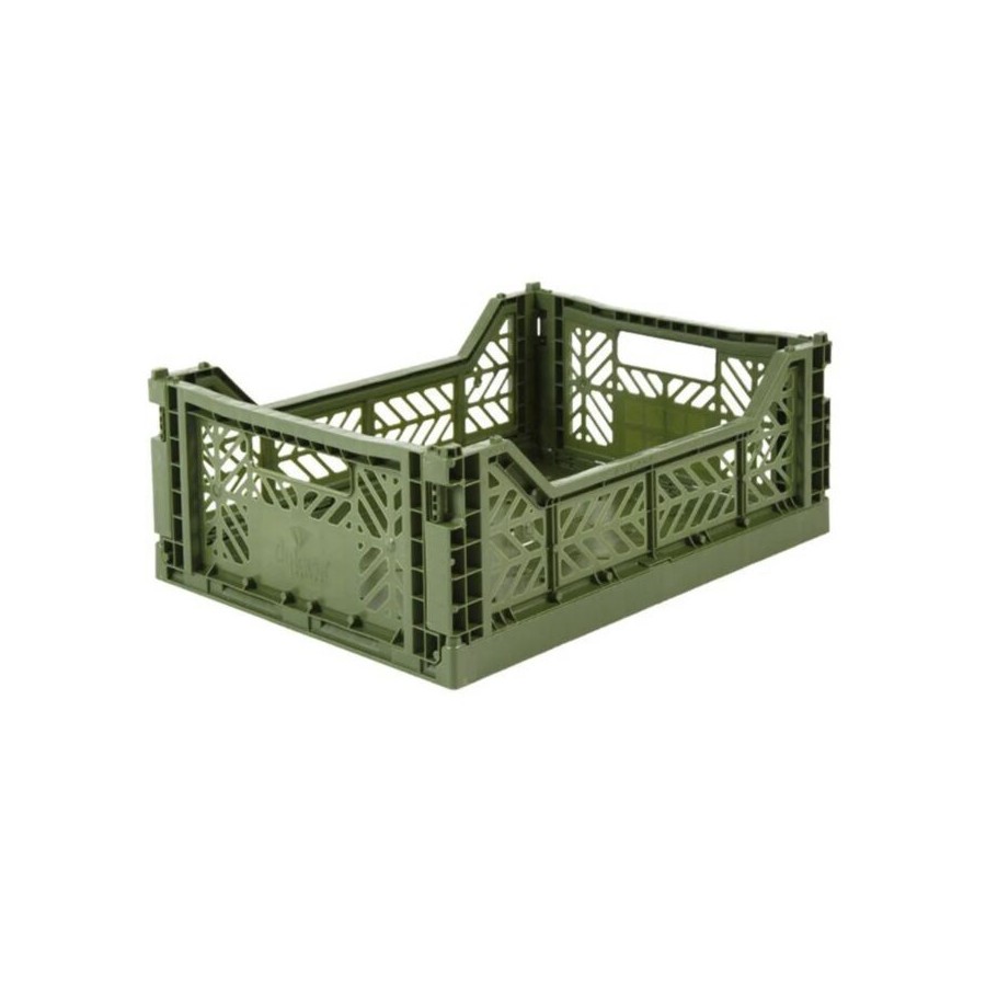 Canasto Plegable Mini Verde Musgo