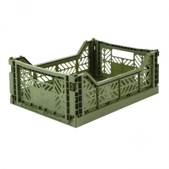 Canasto Plegable Mini Verde Musgo