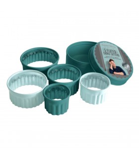 Set de 5 Cortantes Estriados de Cookies Jamie Oliver