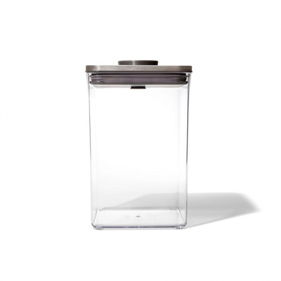 Frasco Rectangular Hermetico Con Tapa de Acero 4.2 lt Oxo Pop