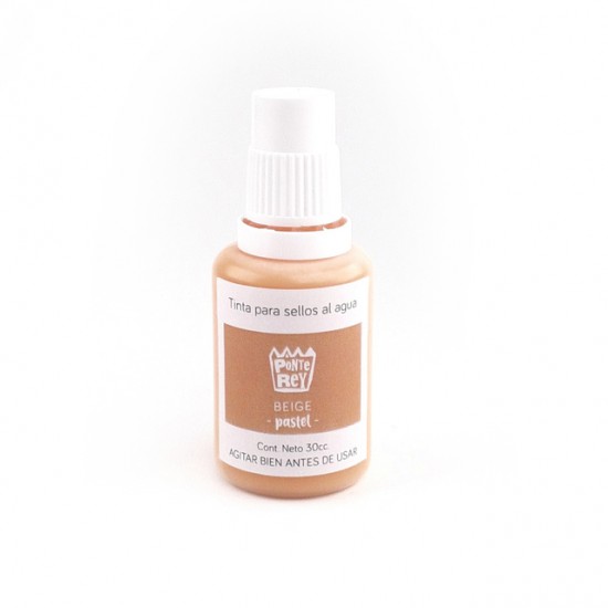 Botellita de Tinta para sellos color Beige 30 cm3