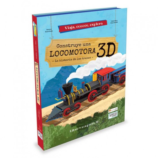 Libro Más Maqueta 3D Locomotora