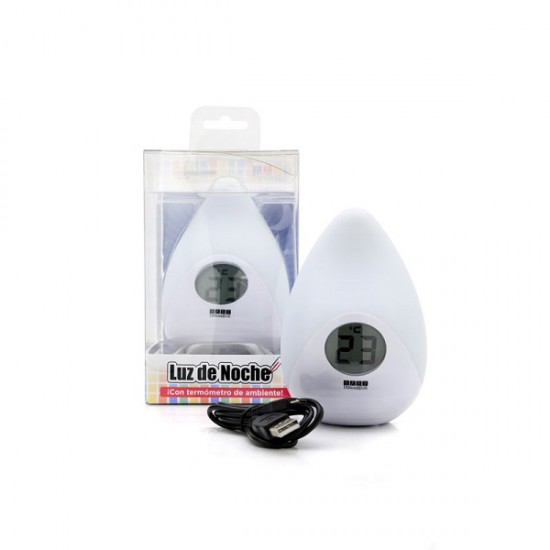 Luz De Noche Con Medidor De Temperatura Baby Innovation