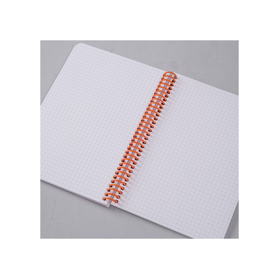 Cuaderno Cuadriculado 14x20 Colorblock Lila Fera Design