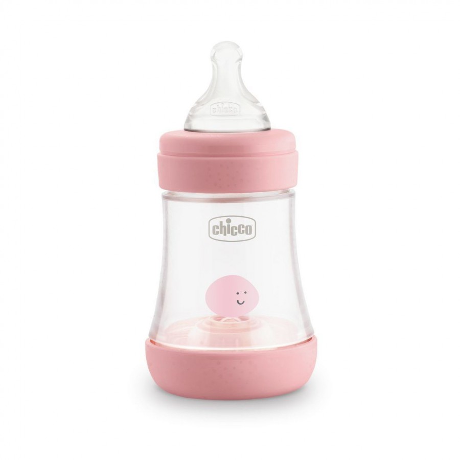 Mamadera Perfect 5 Flujo Lento 150ml 0m Rosa