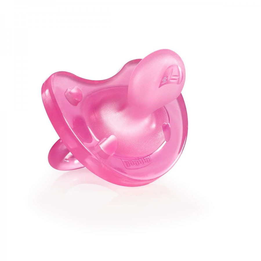 Chupete Chicco Soft Silicone 6-16m Rosa