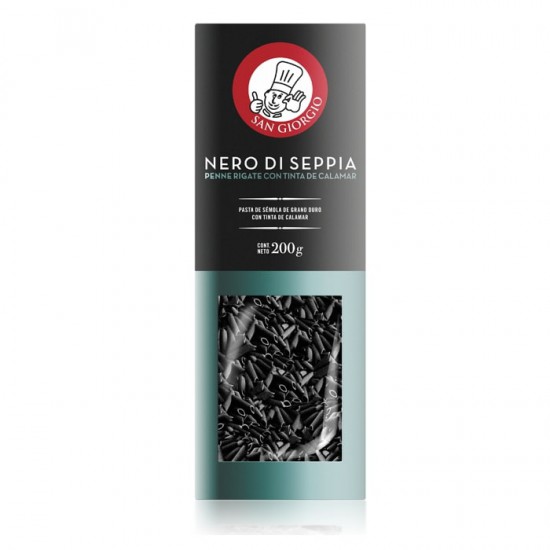Fideos PenneÂ San GiorgioÂ ConÂ TintaÂ De Calamar X 200gr