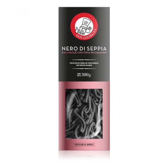 Fideos CasarecceÂ San GiorgioÂ ConÂ TintaÂ De Calamar X 300gr