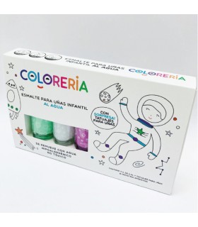 Set De Esmaltes al Agua Astronauta