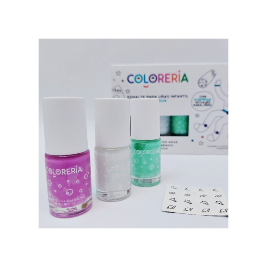 Set De Esmaltes al Agua Astronauta