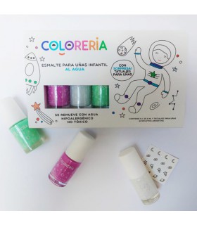Set De Esmaltes al Agua Astronauta