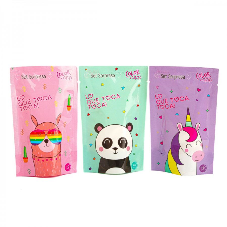Set Sorpresa El Que Toca Toca Color App