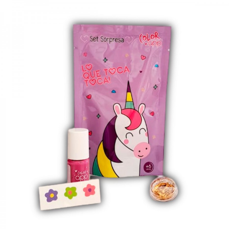 Set Sorpresa El Que Toca Toca Color App