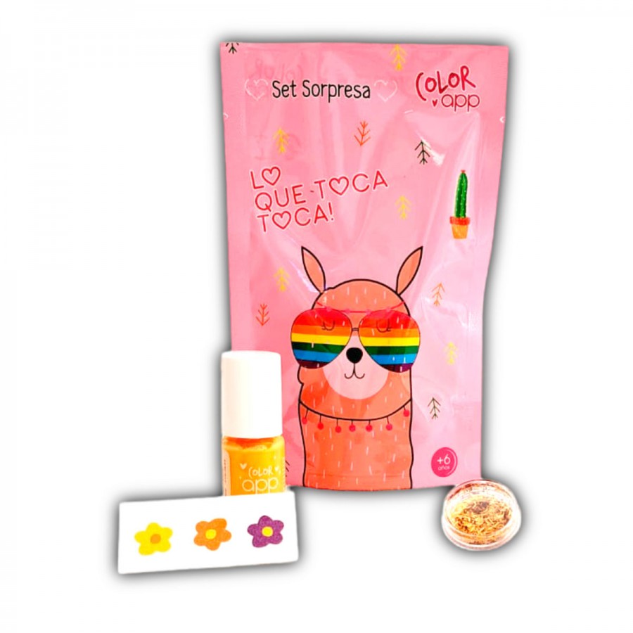Set Sorpresa El Que Toca Toca Color App