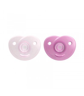 Avent Chupete Soothie Rosa 0-6 M X2