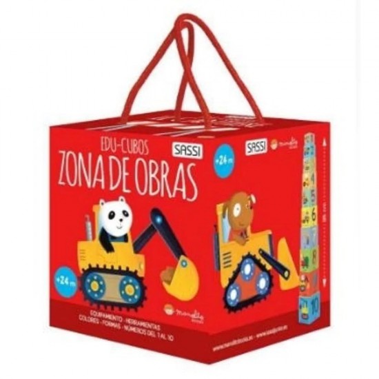 Cubos Apilables Mas Libro Zona De Obras