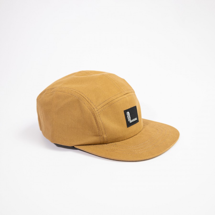 Gorras 5 Paneles Gabardina Marron