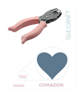 Perforadora Pinza Corazón 5 mm Ibicraft